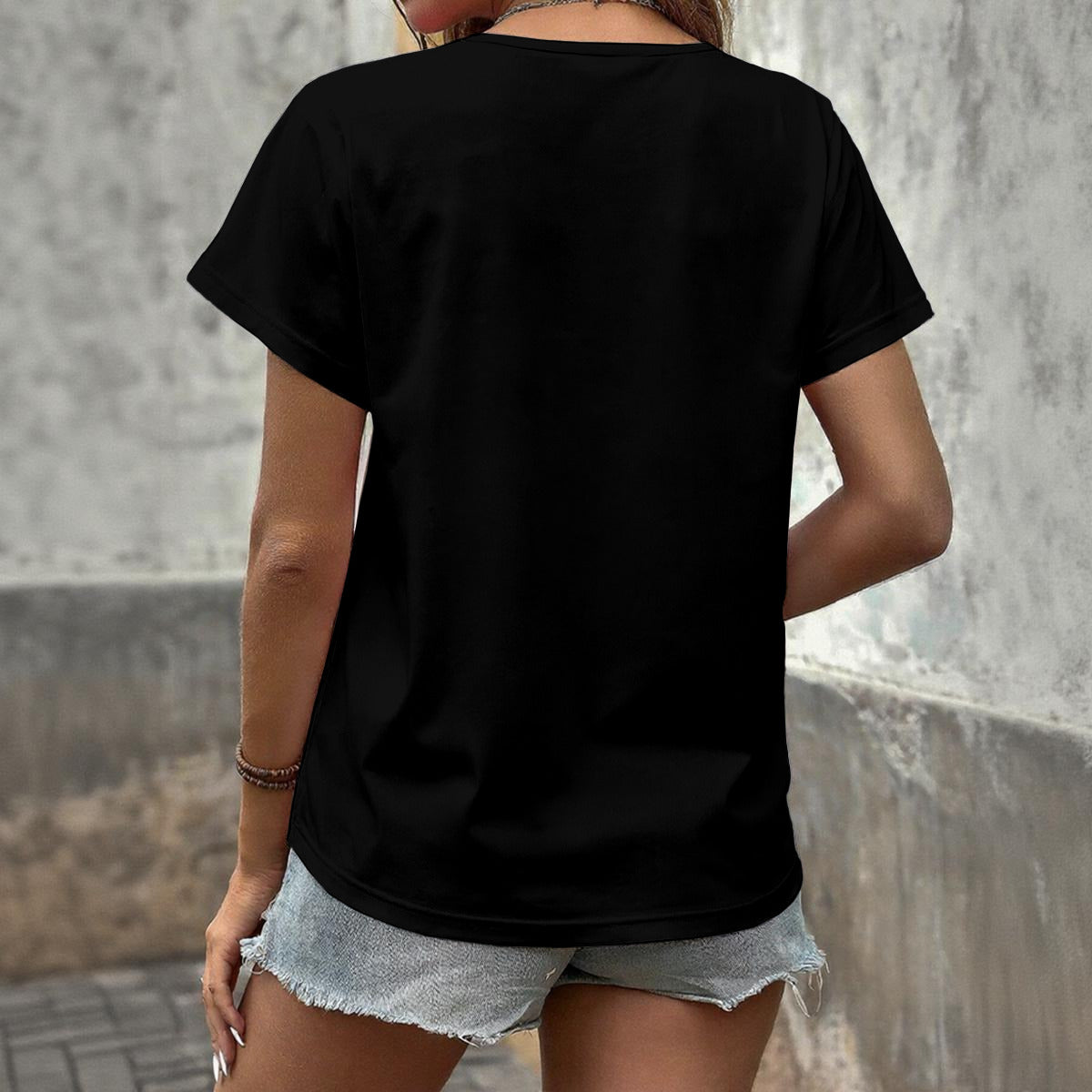 All-Over Print Women's V-neck T-Shirt