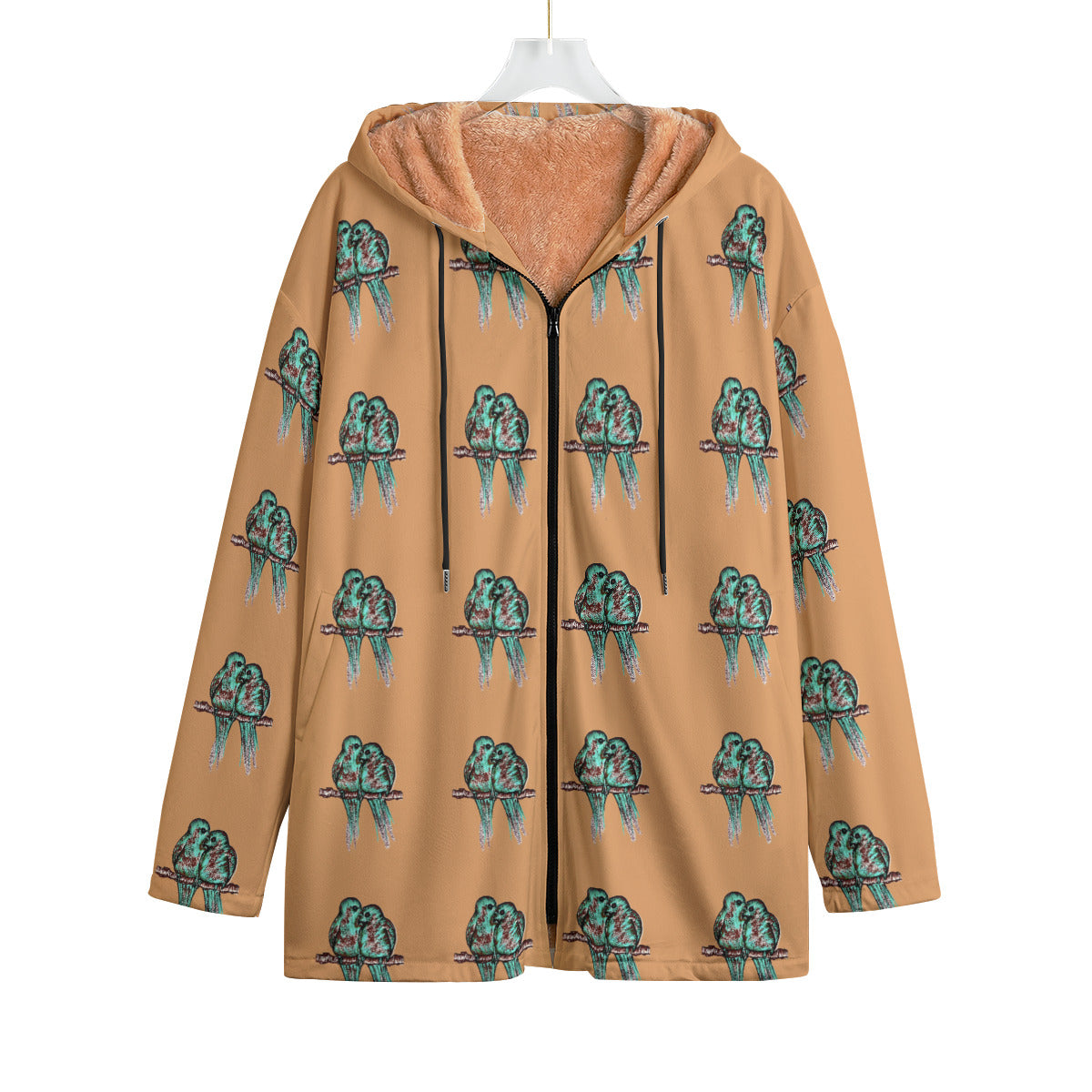 All-Over Print Kid's Plush Windbreaker