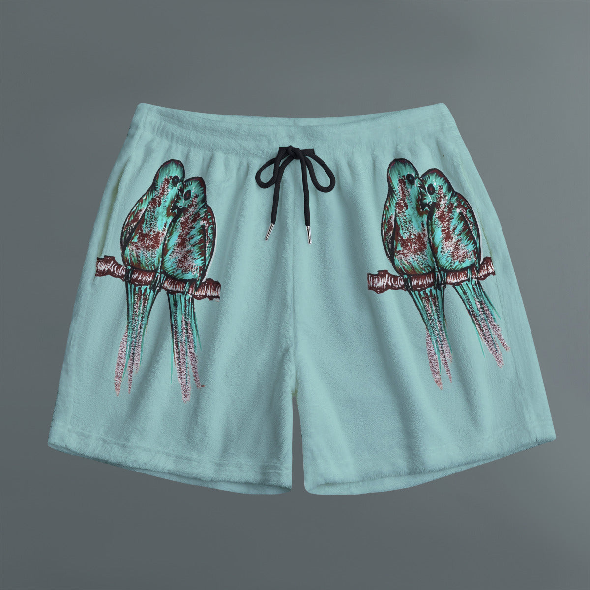 All-Over Print Women's Plush Household Shorts