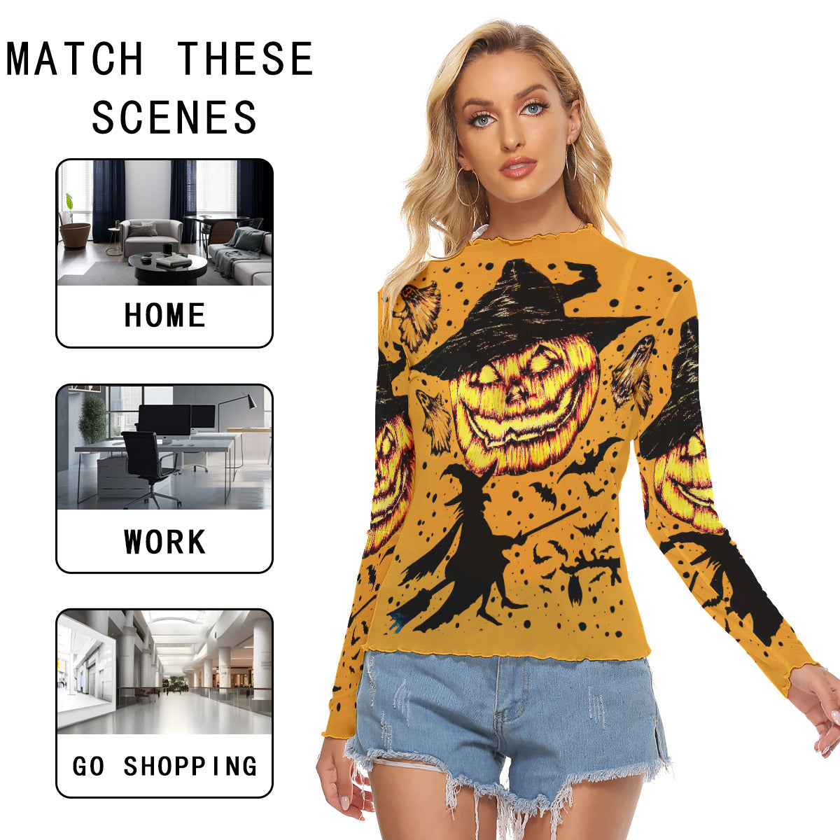 All-Over Print Women's Mesh T-shirt