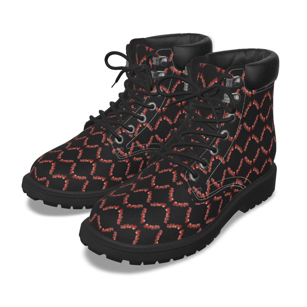 All-Over Print Men's Short Boots