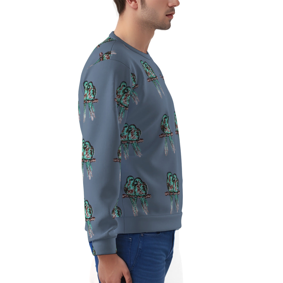 All-Over Print Men's Heavy Fleece Sweatshirt