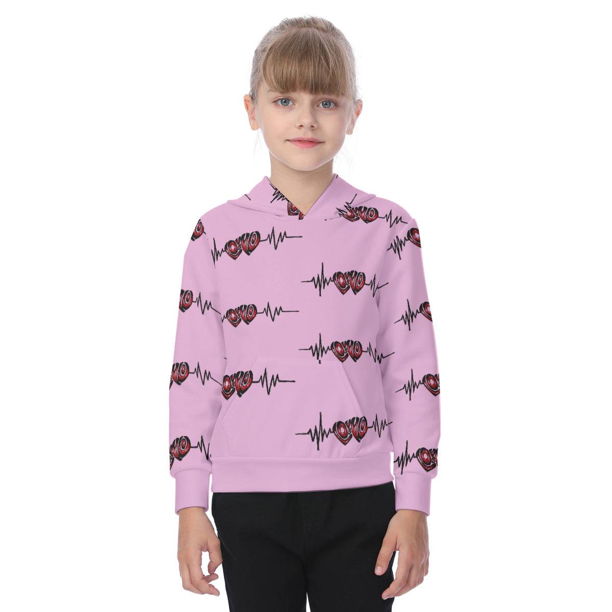All-Over Print Kid's Heavy Fleece Hoodie