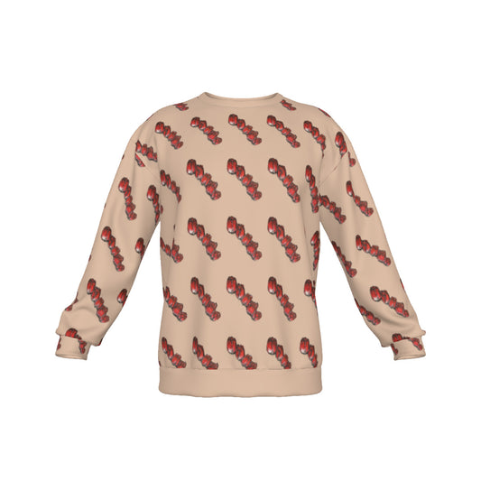 All-Over Print Men's Drop Shoulder Round Neck Long-Sleeved Sweatshirt