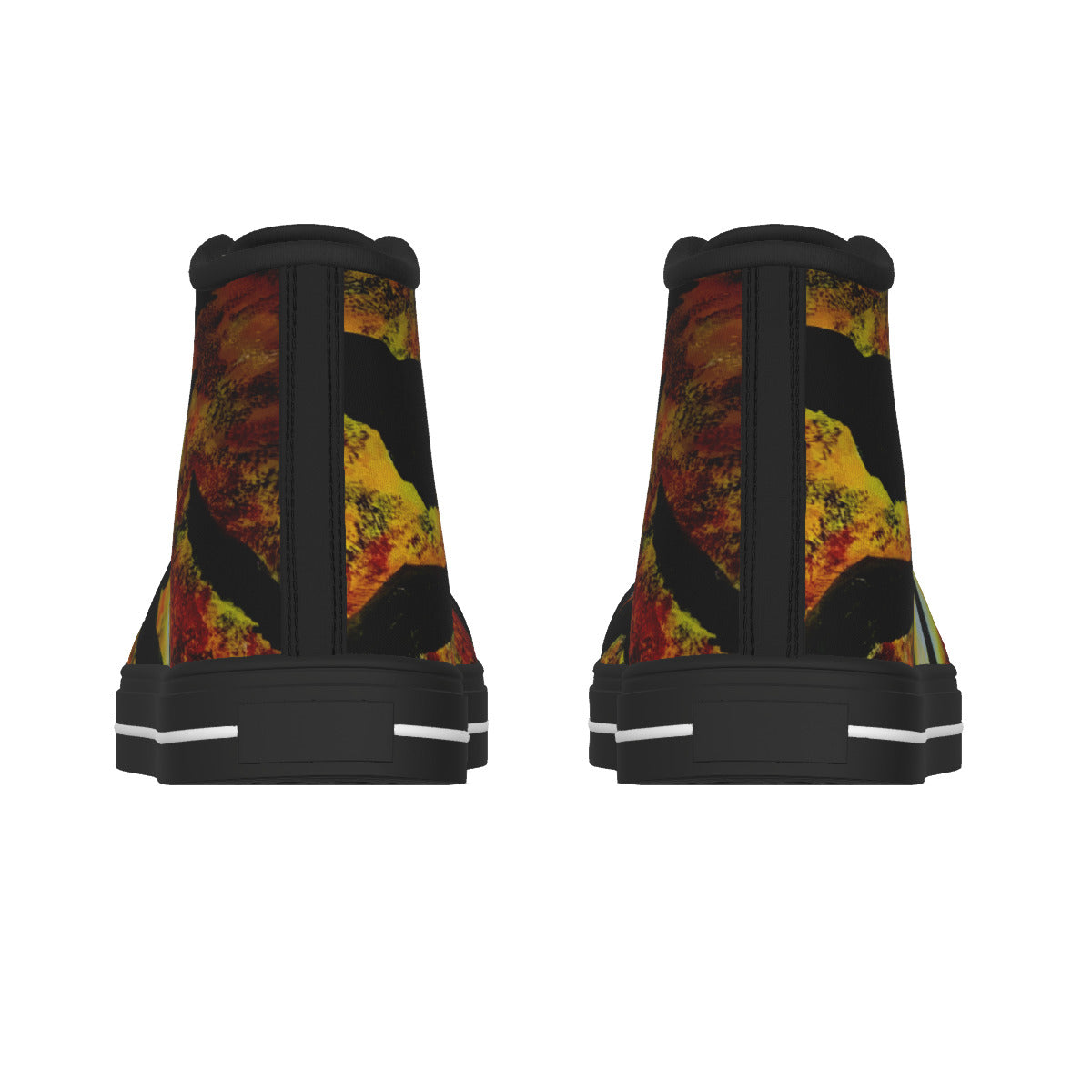 Men's Black Sole Canvas Shoes