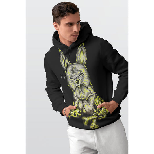 All-Over Print Men's Thicken Pullover Hoodie