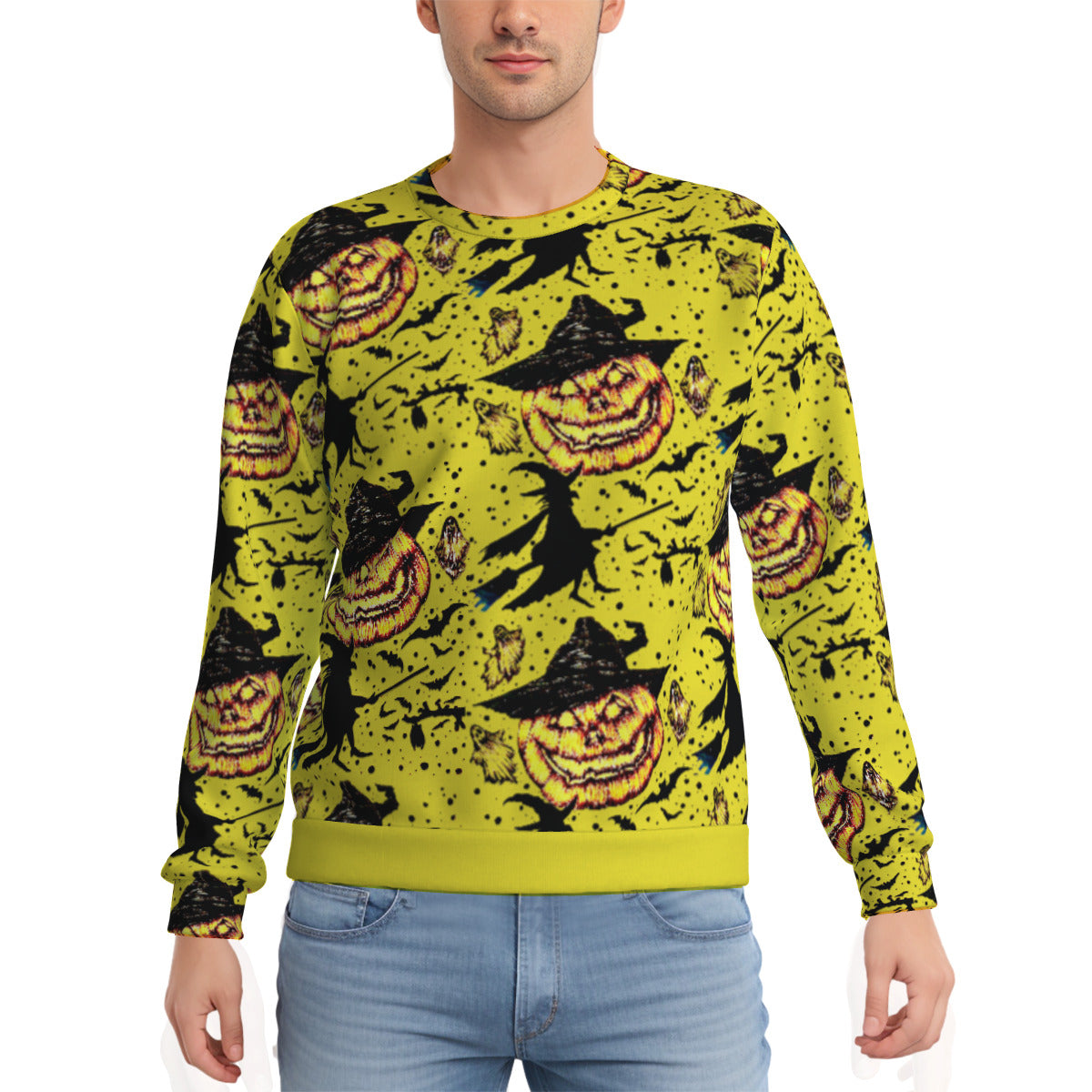 All-Over Print Men's Heavy Fleece Sweatshirt