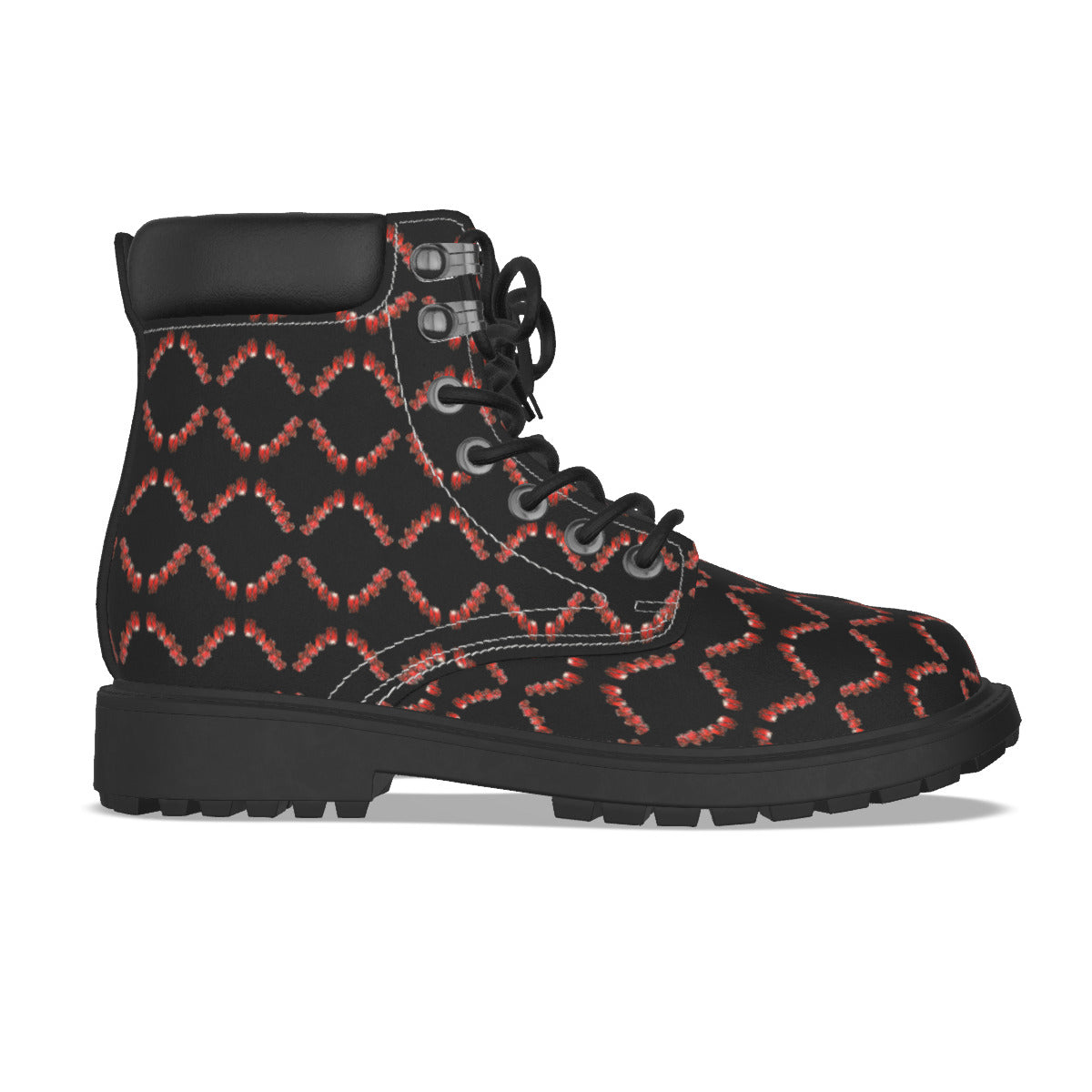 All-Over Print Men's Short Boots
