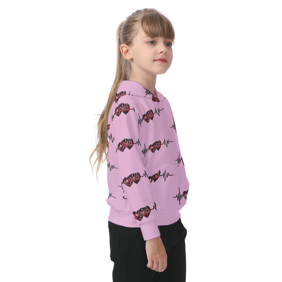 All-Over Print Kid's Heavy Fleece Hoodie