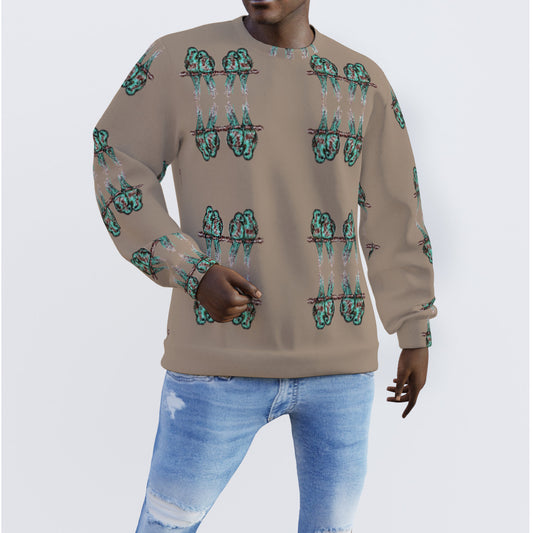All-Over Print Men's Sweater
