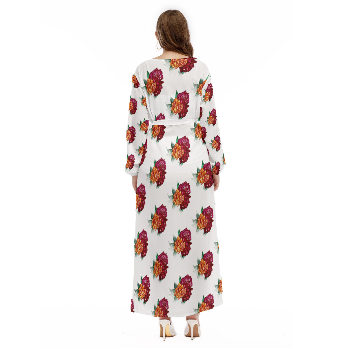 All-Over Print Women's Beach Long Coat