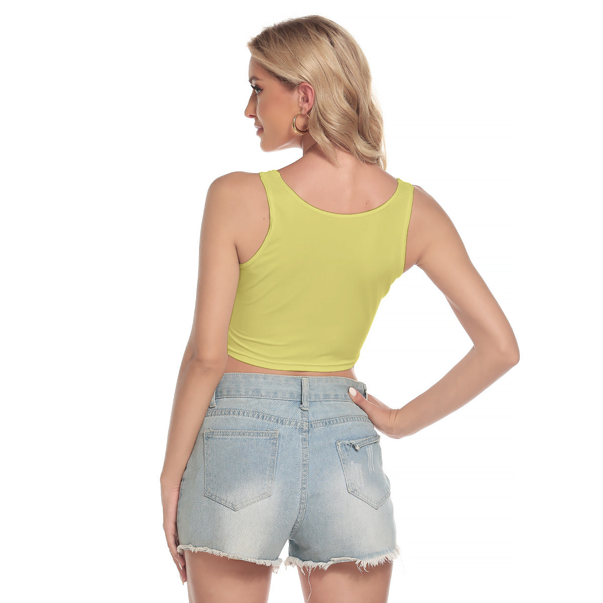 All-Over Print Women's Sport Crop Tank Top