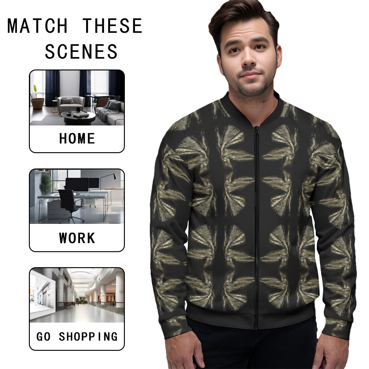 All-Over Print Unisex Bomber Jacket