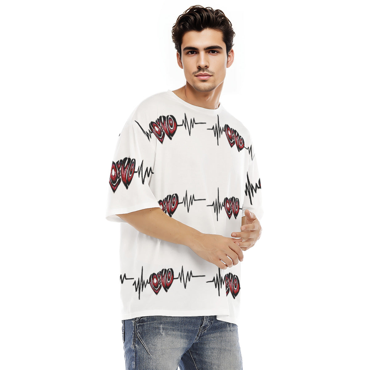 All-Over Print Men's Raglan Short Sleeve T-Shirt|180GSM COTTON