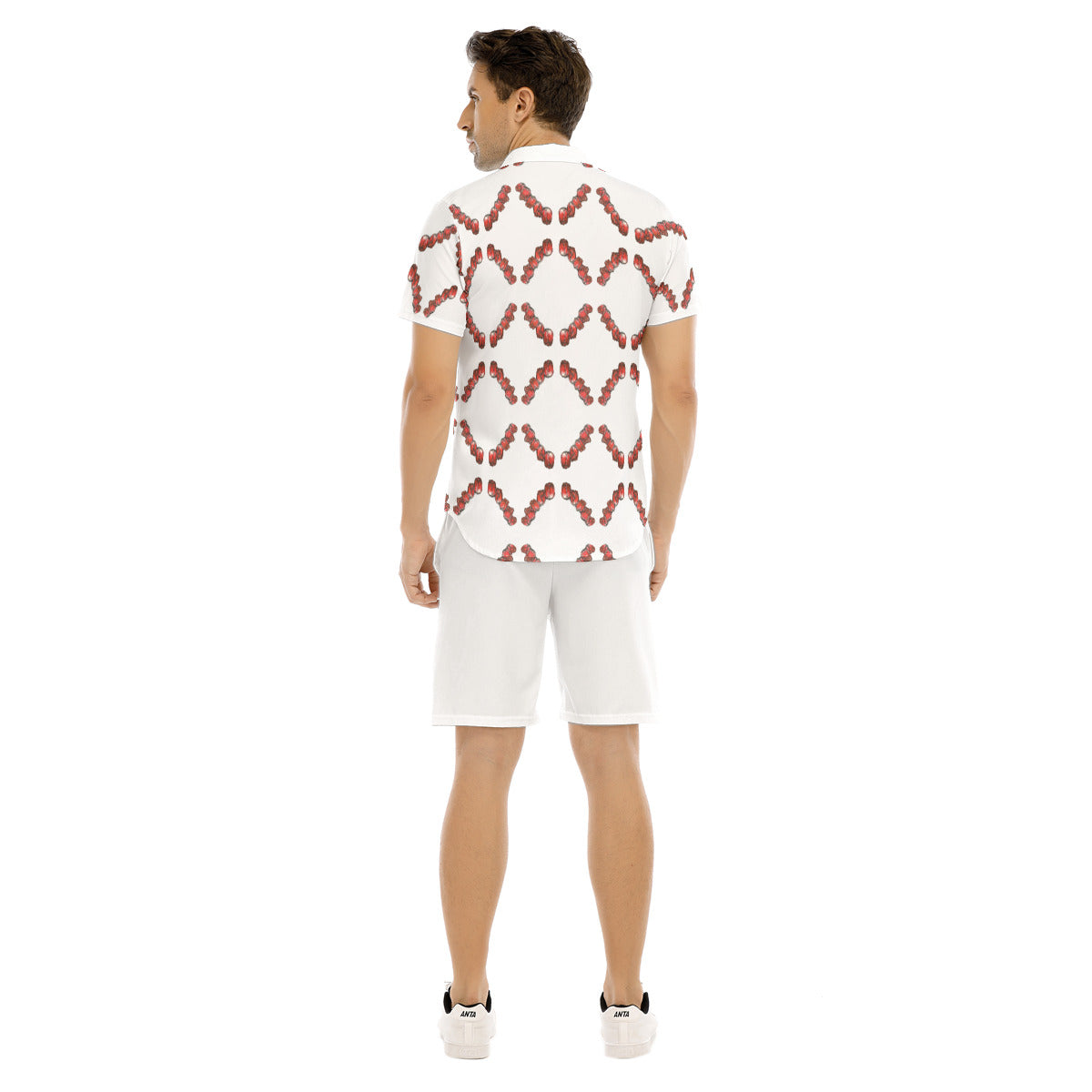 All-Over Print Men's Short Sleeve Shirt Set
