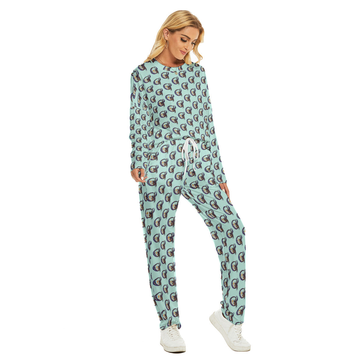 All-Over Print Women's Pajama Suit