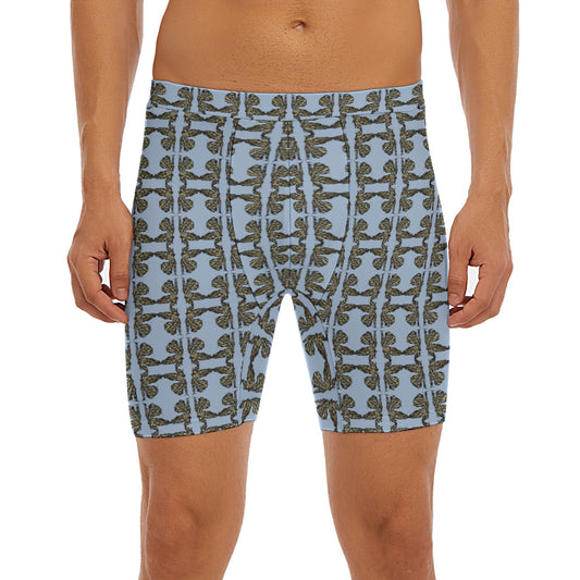 All-Over Print Men's Long Boxer Briefs