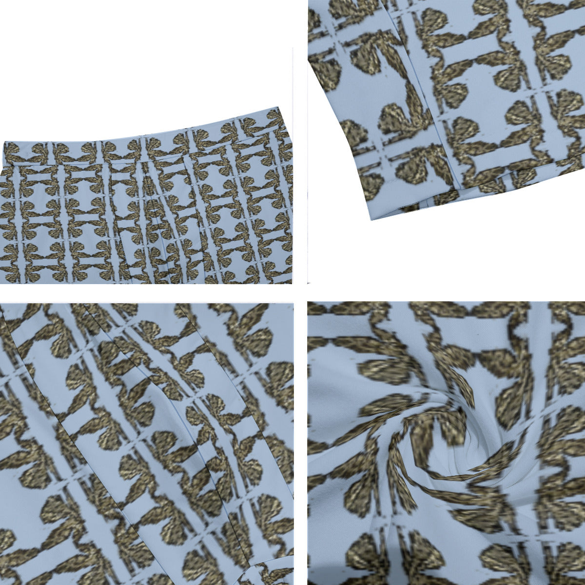 All-Over Print Men's Long Boxer Briefs