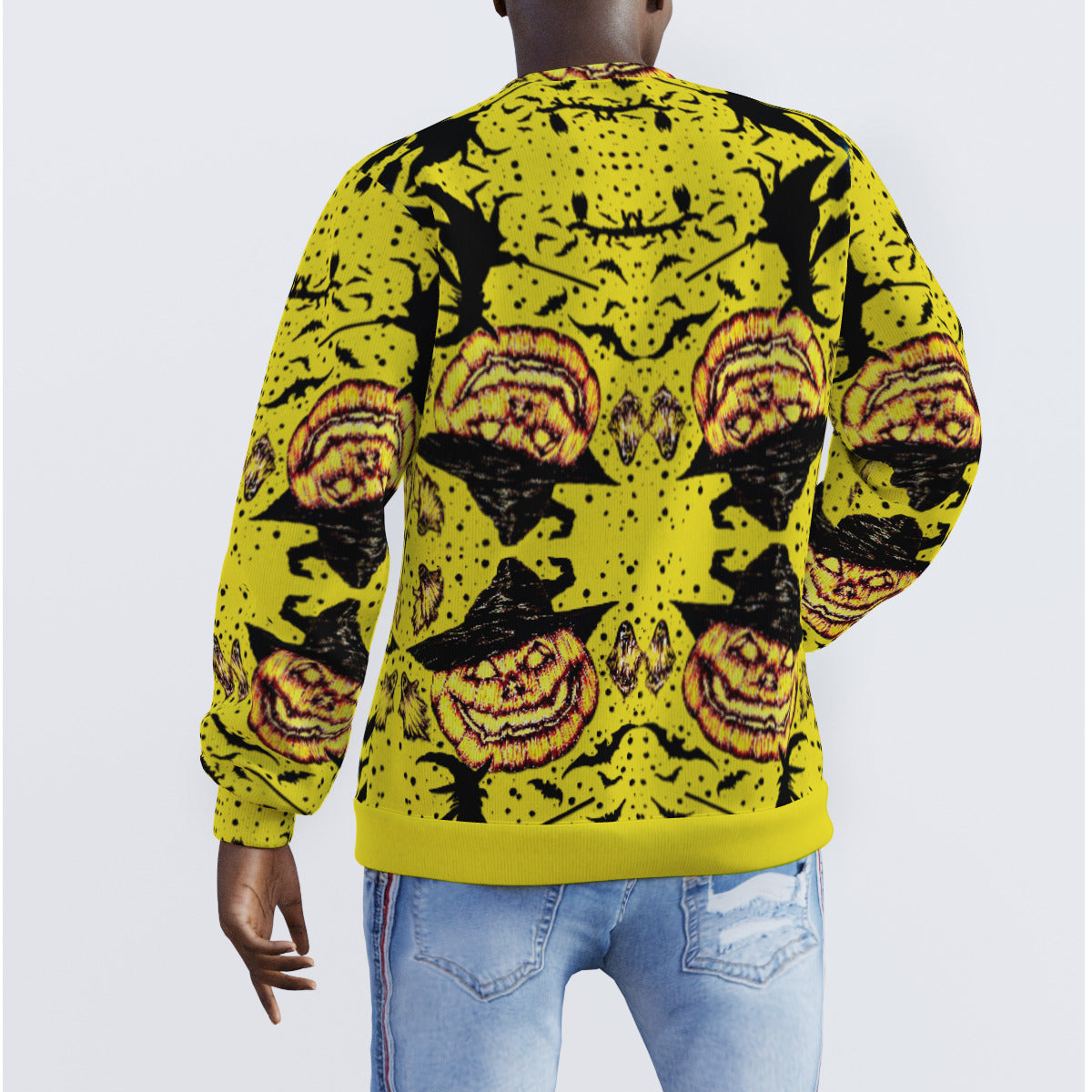 All-Over Print Men's Sweater