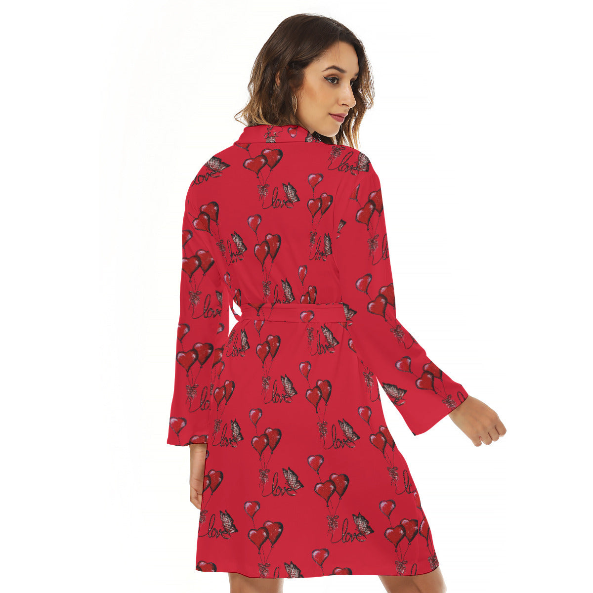 All-Over Print Women's Small Robe