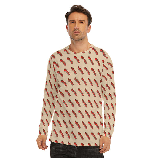 All-Over Print Long Sleeve T-Shirt | 190GSM Cotton