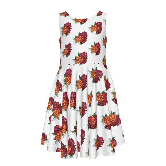 All-Over Print Kid's Sleeveless Vest Dress