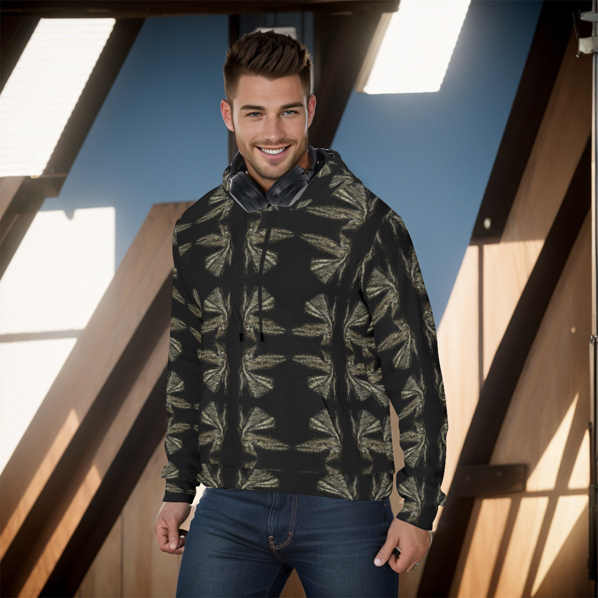 All-Over Print Men's Pullover Hoodie