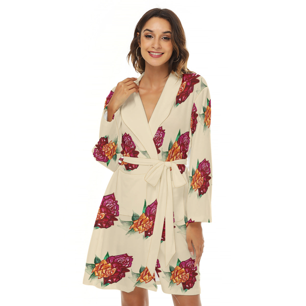 All-Over Print Women's Robe