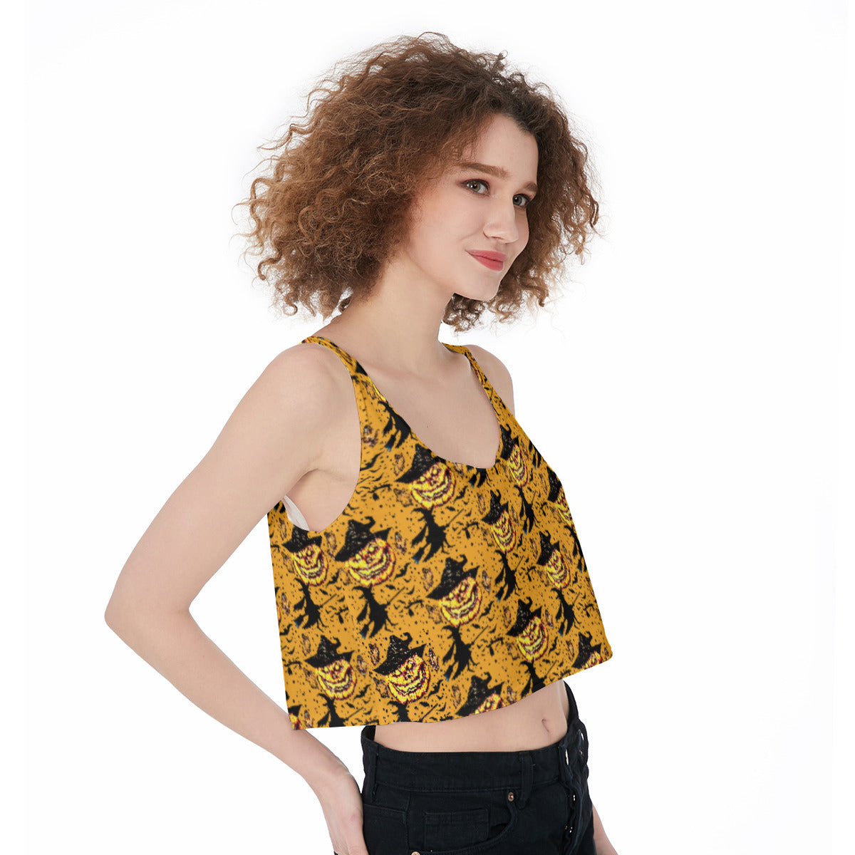 All-Over Print Crop-Tank Top
