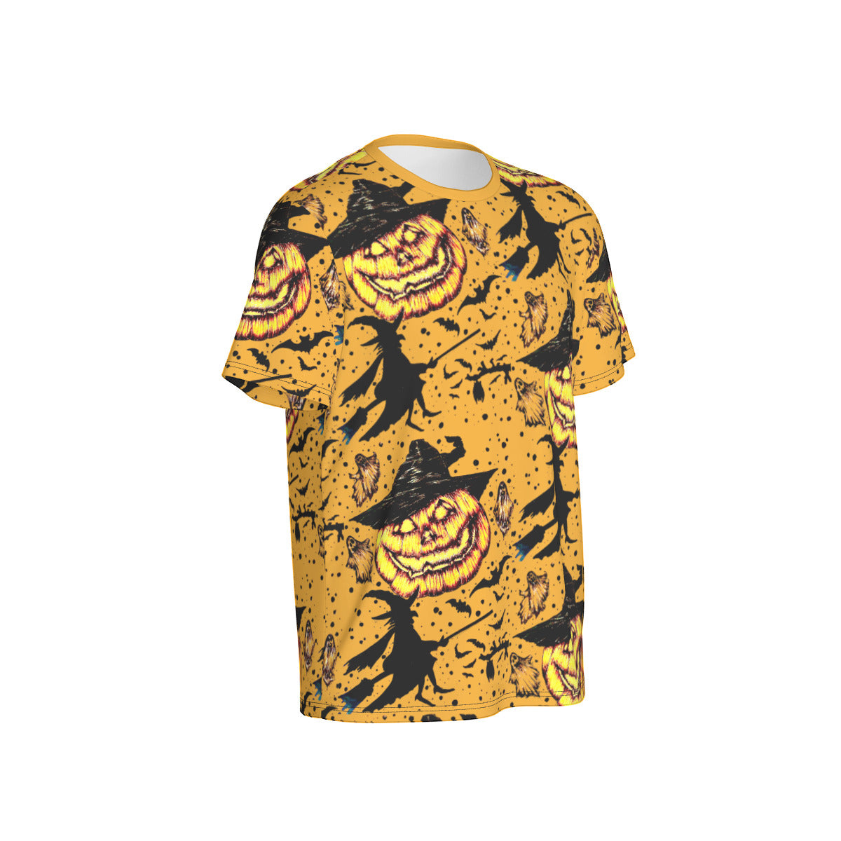 All-Over Print Men's O-Neck Sports T-Shirt