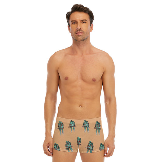 All-Over Print Men's Short Boxer Briefs