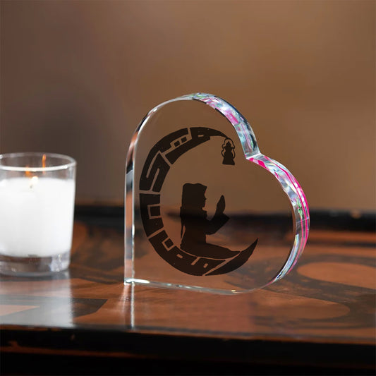 Heart Shaped Acrylic Desktop Ornament