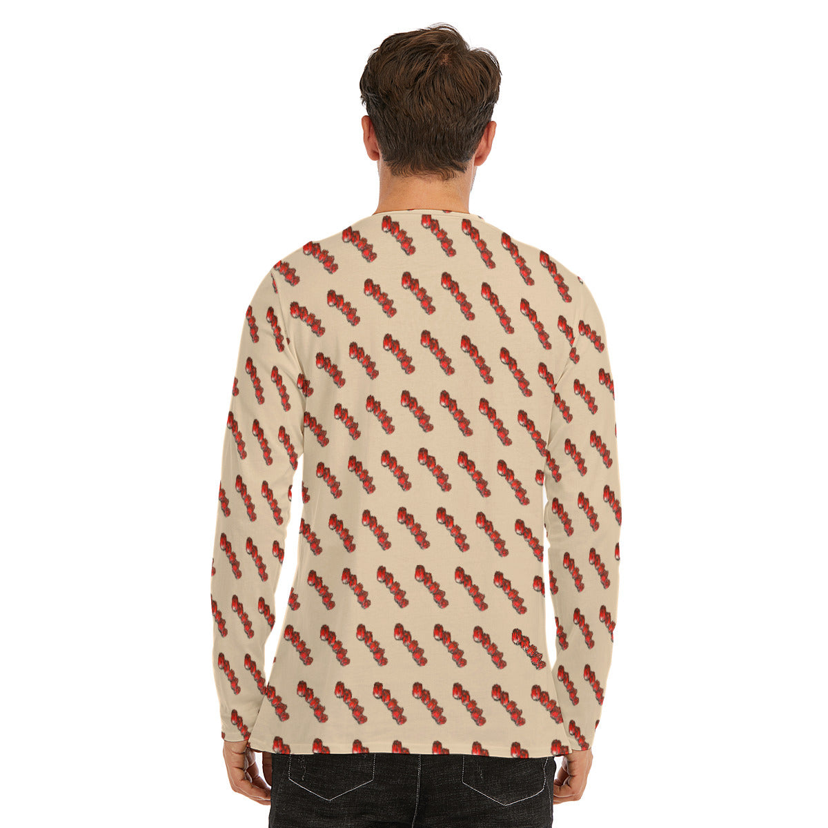 All-Over Print Long Sleeve T-Shirt | 190GSM Cotton