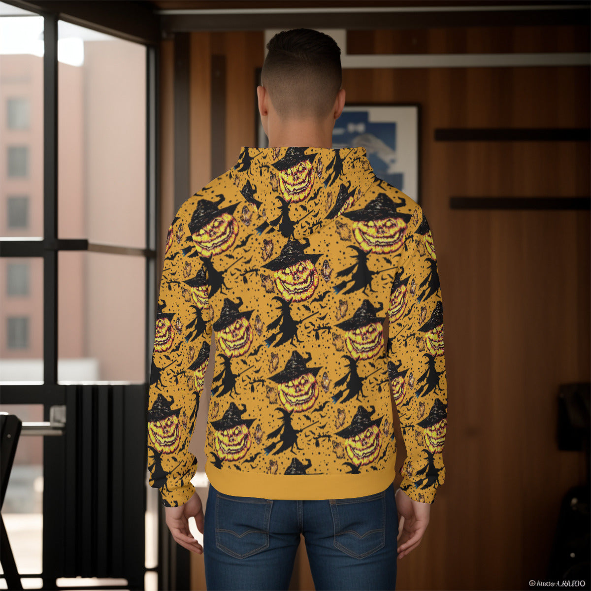 All-Over Print Men's Pullover Hoodie