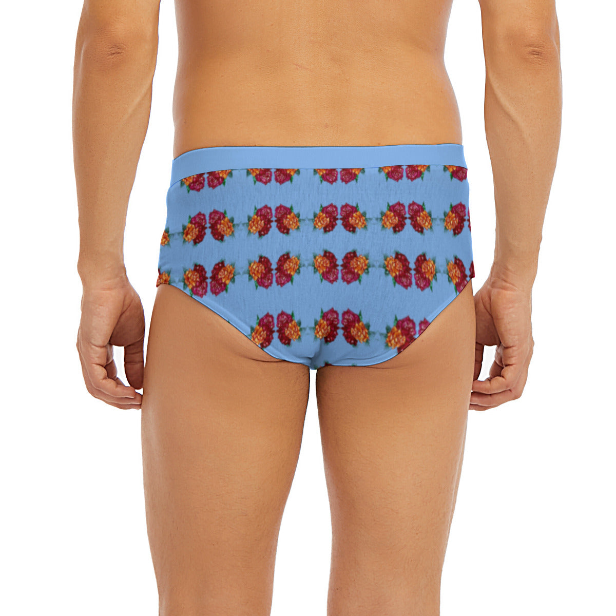 All-Over Print Men's Triangle Low-rise Underwear