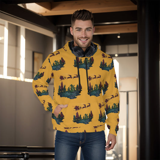 All-Over Print Men's Pullover Hoodie