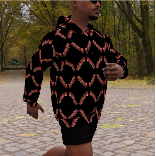 All-Over Print Men's Heavy Fleece Raglan Hoodie