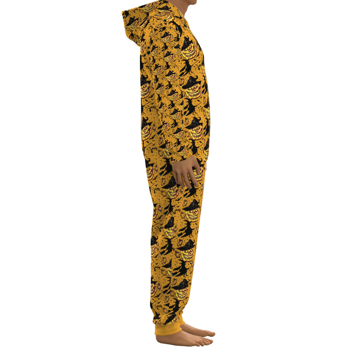 All-Over Print Unisex Thickened Home Jumpsuit