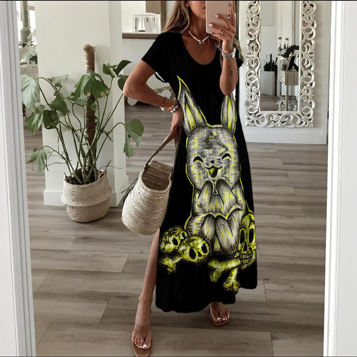 All-Over Print Women's Long Dress