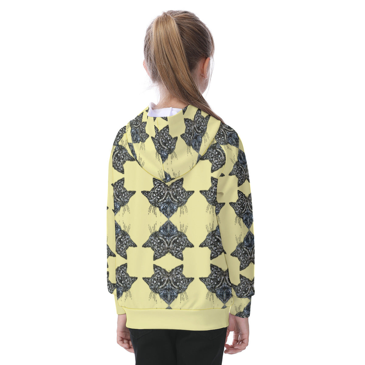 All-Over Print Kid's Raglan Pullover Hoodie