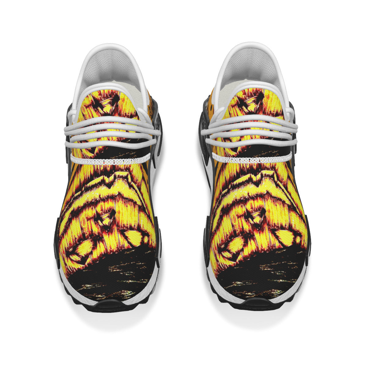All-Over Print Men's Mesh Sneakers
