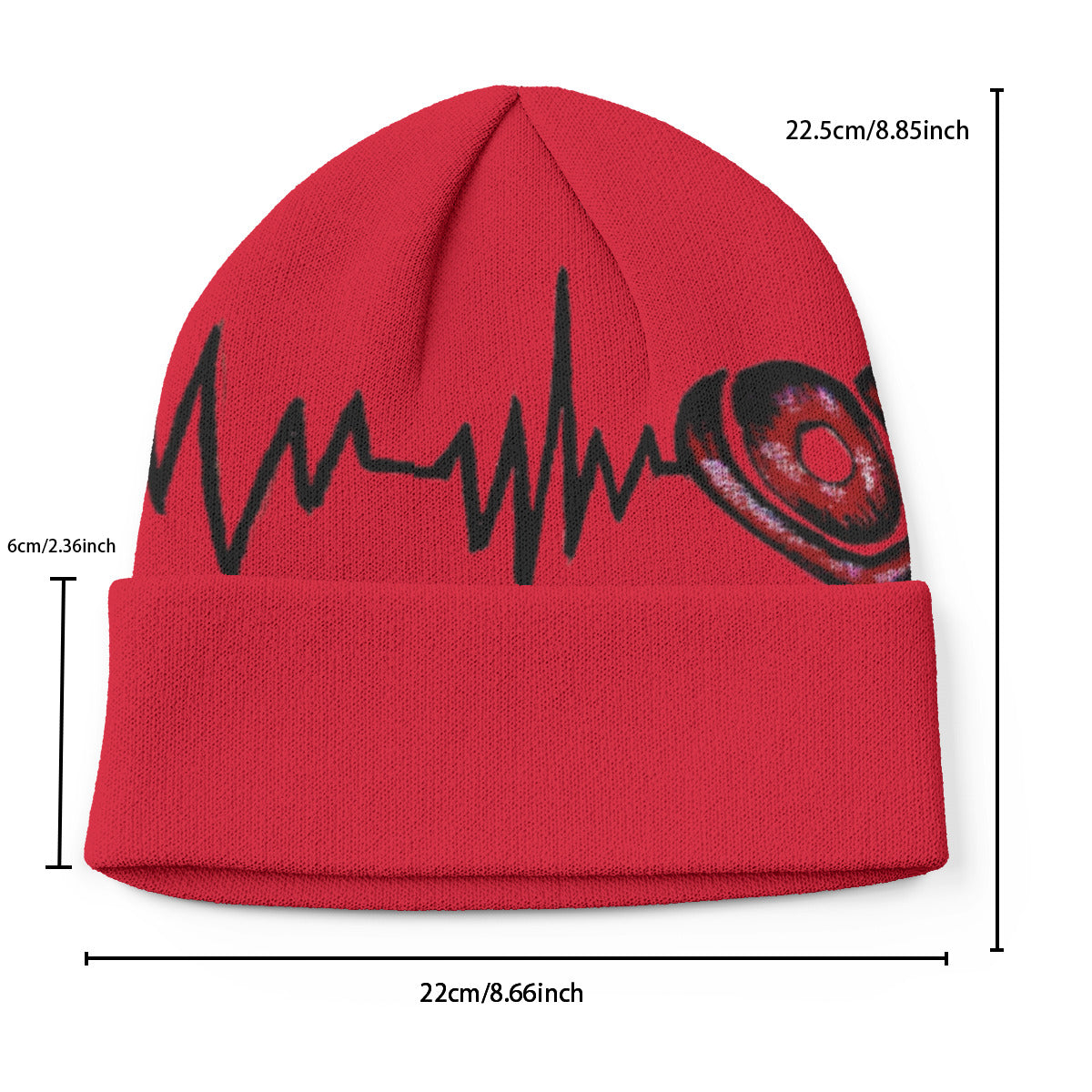 All-Over Print Knitted Hat