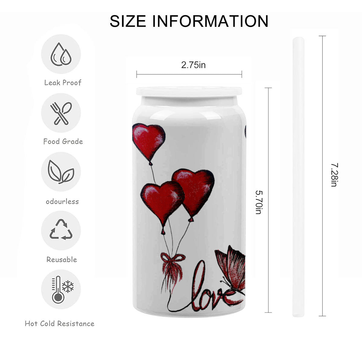 16OZ Stainless Steel Insulated Tumbler Can
