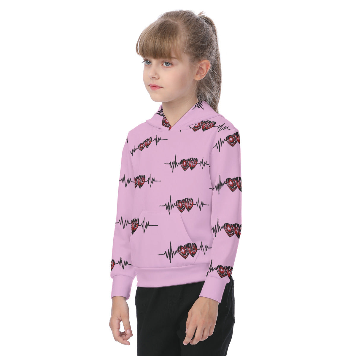 All-Over Print Kid's Heavy Fleece Hoodie