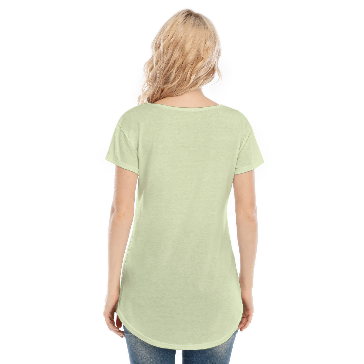 All-Over Print Women's V-neck Short Sleeve T-shirt