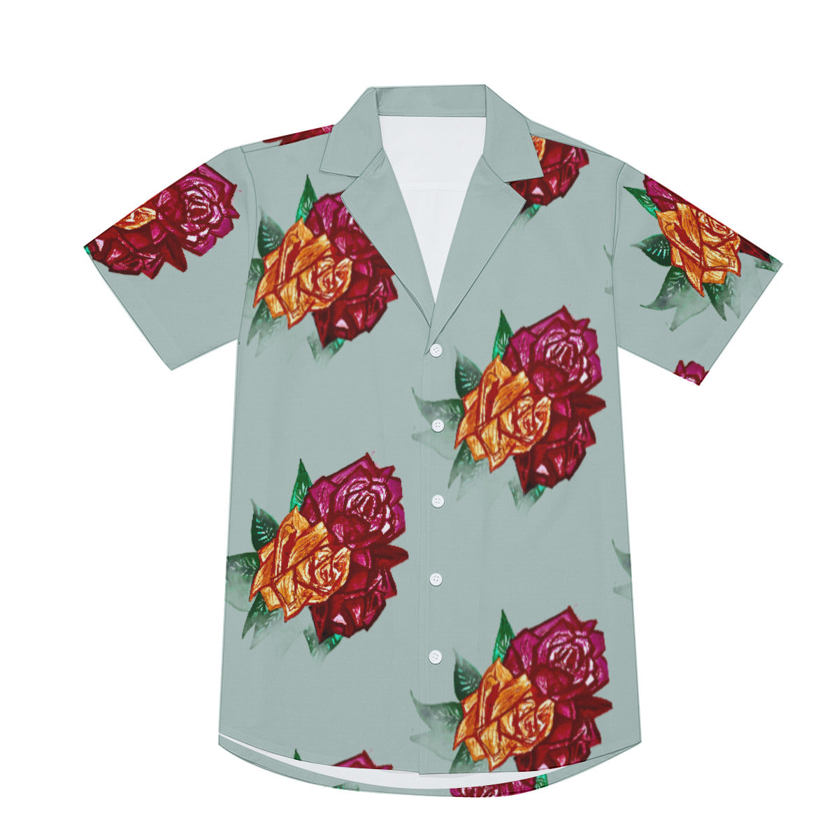 All-Over Print Men's Deep V-neck Short Sleeve T-shirt