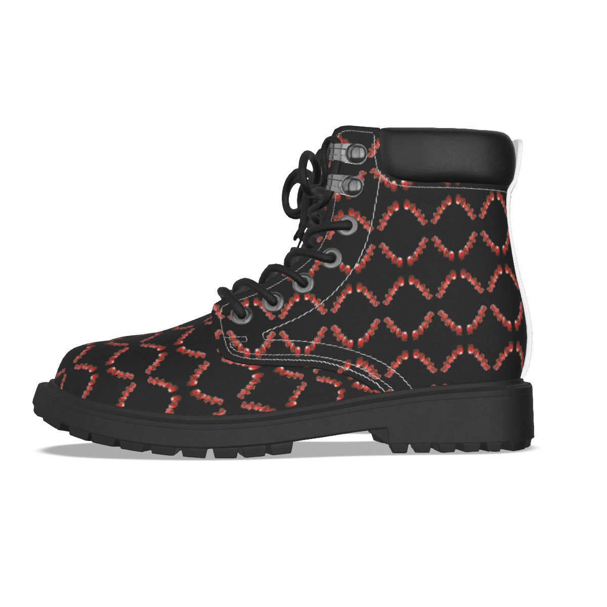 All-Over Print Men's Short Boots