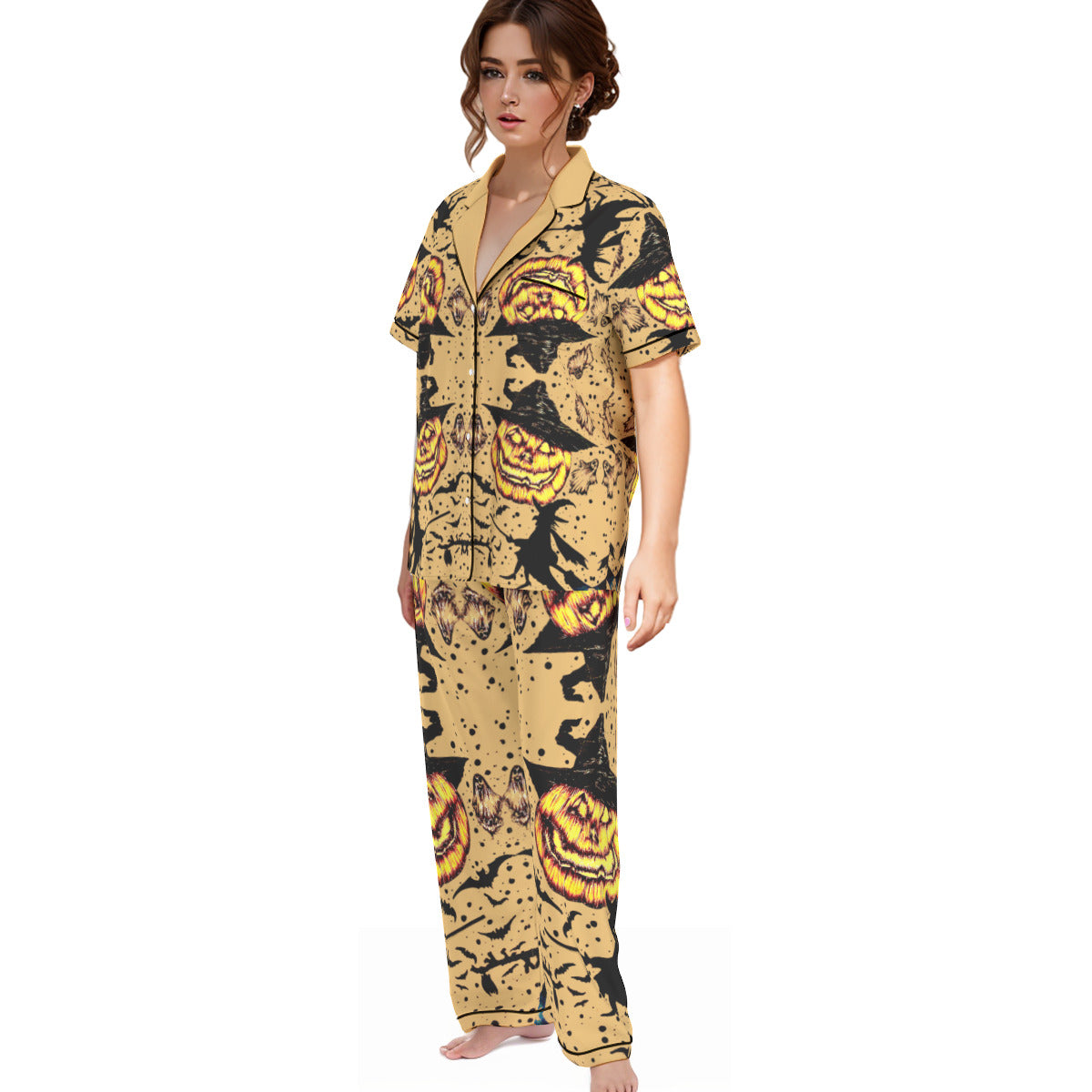 All-over print Women'S Trousers Pajamas Set