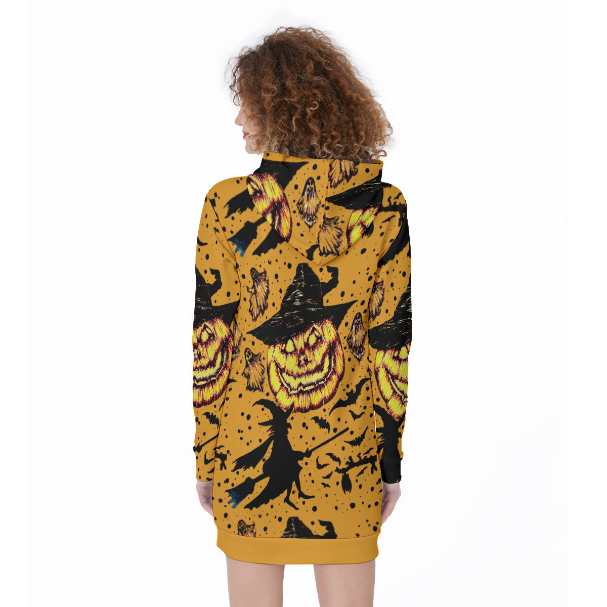 All-Over Print Women's Long Hoodie
