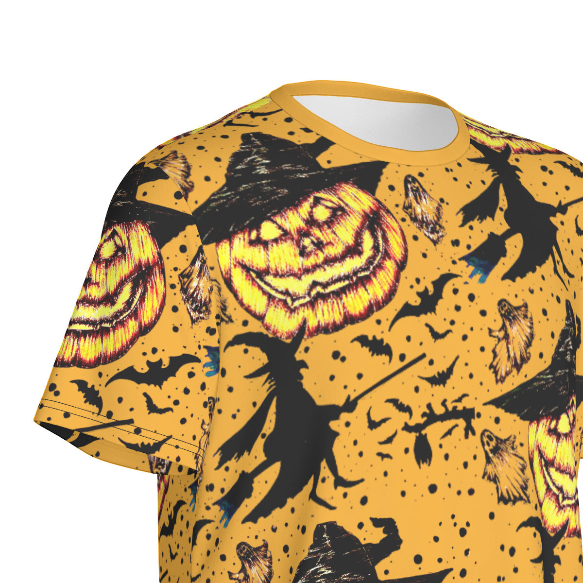 All-Over Print Men's O-Neck Sports T-Shirt